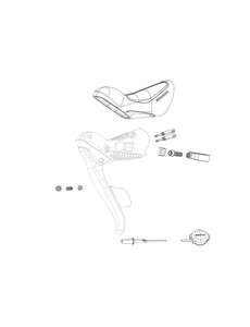  Sram Spare - Shifter Spring and Actuator Red eTap Left/Right Qty 1: BLACK