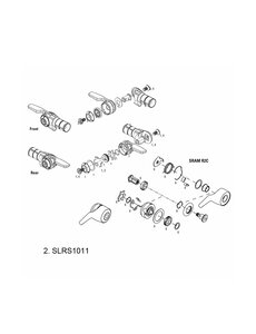  Sram Spare - Shifter Spring Kit TT900, TT500 Rear: