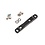 SRAM Flat Mount Bracket Rear - 20F(Rear 160) Includes 2 Stainless Bracket Mounting Bolts: