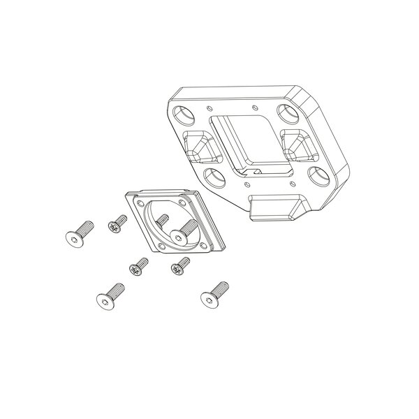 SRAM BT ETP Range Extender Snapframe (Including 4 M3 Black Bolts):