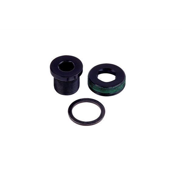 Sram Spare - Crank Arm Bolt Kit Self Extracting M15/M22 GXP Black: BLACK