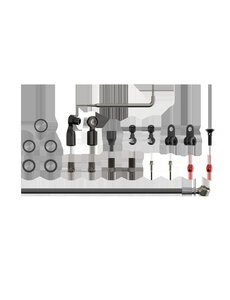  SRAM,Disc Brake Hydrlc Hose Kit,Bveld Banjo-2000mmblk,Flat Mount,Red22,Frce22,Rival22,Frce 1,Frce CX1,Apex1 HRD,S700 BLCK 2000MM