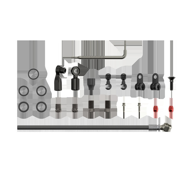SRAM Spare - Disc Brake Hydraulic Hose Kit - Beveled Banjo -2000mmblk (Inc. Banjo, Fittings) - Flat Mount,Red22,Force22,Rival22,Force 1,Force CX1,Apex1 HRD,S700: BLACK 2000MM