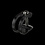 SRAM Spare - Disc Brake Lever Clamp - U-Clamp Discrete Black (Includes - Stainless T25 Black Bolt) Qty 1 - Code, G2, Guide, Level, Elixir, DB: DISCRETE BLACK