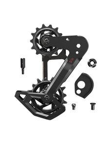  SRAM Rear Derailleur Cage Kit Aluminum T-Type Eagle AXS Without Damper (Replacement Outer And Inner Cages, Bit Driver Hex3, Including Pulleys):