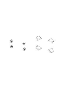  SRAM Spare - Chainring Bolt Kit 4x1 M8x6.5x3.4 Aluminum Including Bolt Covers Black Qty 4: BLACK