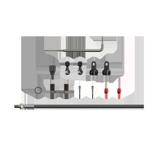 SRAM Spare - Disc Brake Hydraulic Hose Kit - Threaded Inline Crimp -2000Mmblk (Inc. Crimp & Fittings) - Elixir 5/7/9/R/CR/X0,Guide RSC (A1),Guide R/RS (A1),DB5,Level Tl: BLACK 2000MM