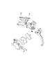  SRAM Spare - Disc Brake Lever Assembly - Aluminum Lever (Assembled, No Hose, Includes Barb & Olive) - G2 R (A2): DIFFUSION BLACK ANODIZED