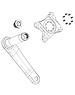  SRAM Pedal Assist T-Type Chainring Clip On Guard Unisize 38T/36T/34T (EMTB) Including 6 Safety Clips:
