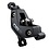 Sram Disc Brake Caliper Assembly - (Assembled, No Hose) Diffusion Black Ano - Mineral Fluid Brake - DB8 (A1):