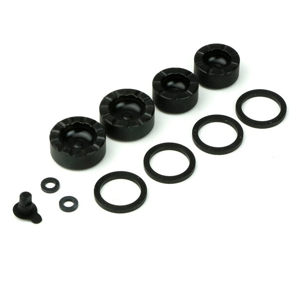 SRAM Disc Brake Caliper Piston Kit - (Includes 2-16mm, 2 - 15mm Caliper Pistons, Seals,  O-Rings) - Db8/Db6/Db4 A1+ (2023+), Motive Ult/Slv/Brz A1+ (2026+):