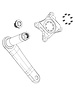  SRAM Spare - Crank Arm Bolt Kit Self-Extracting M18/M30 DUB Steel Black: BLACK