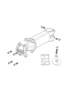  Zipp Spare - Stem Bolt Kit Steerer Clamp Sl Sprint: