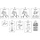 Shimano Shimano Cleat Nut Set, RC9, Set for One Shoe