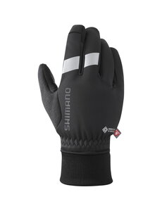 Shimano Shimano Unisex, WINDSTOPPER© PRIMALOFT© Gloves, Black