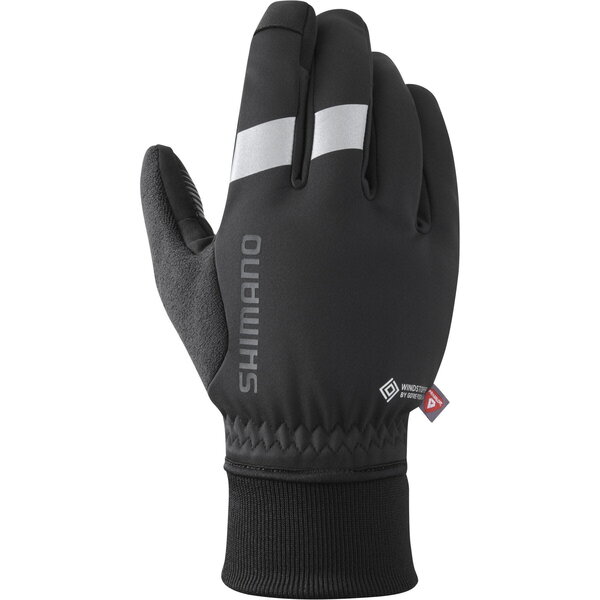 Shimano Shimano Unisex, WINDSTOPPER© PRIMALOFT© Gloves, Black