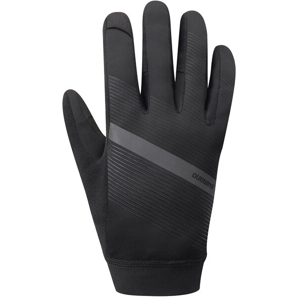 Shimano Shimano Unisex Wind Control Glove, Black, Size S