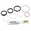 ROCKSHOX 50HR SERVICE KIT (INCLUDES AIR CAN SEALS, PISTON SEAL, GLIDE RINGS)-DELUXE/SUPER DELUX (2017): BLACK