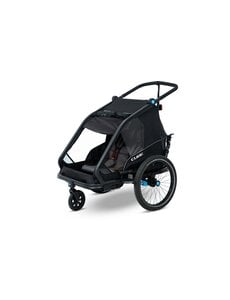 Cube Cube Kids Trailer Double  (For one or two kids) Black/Blue