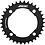 Shimano Shimano Zee 4 Bolt FC-M640 chainring 34T, black