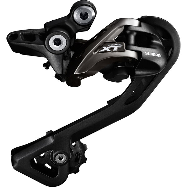 Shimano RD-T8000 XT trekking rear derailluer, SGS long cage, 10-speed Black SGS - long - top normal