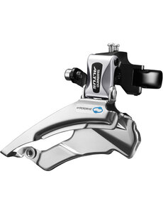 Shimano FD-M313 Altus hybrid front derailleur, conventional swing, dual-pull, multi fit