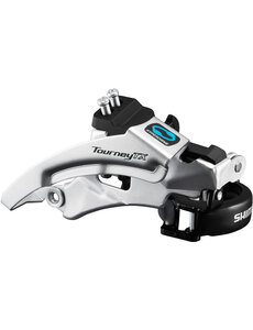 Shimano FD-TX800 Tourney TX front derailleur, top swing, dual pull, for 42/48T, 66-69