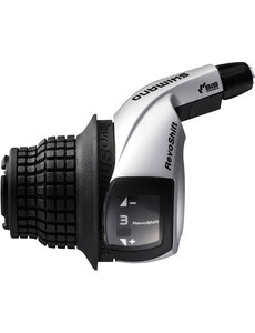 Shimano SL-RS45 Revoshift, 3-speed front, left hand, with optical gear display Black 3-speed
