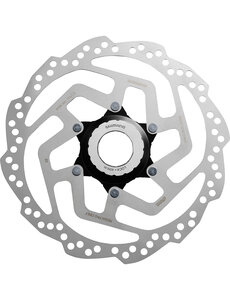 Shimano SM-RT10 Tourney TX Centre-Lock disc rotor, for resin pad only, 160 mm Silver / Black Centre Lock - 160 mm