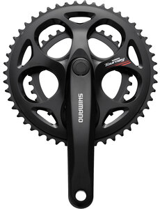 Shimano FC-A070 square taper double chainset 7-/8-speed, 50 / 34T 170 mm Black 50 / 34 teeth