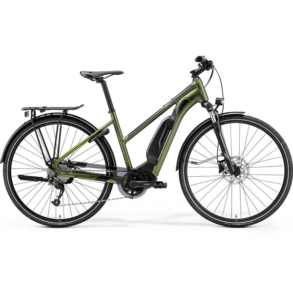 Merida Merida eSpresso 300SE EQ 418Wh Womens Electric City Bike MY22 Green / Grey