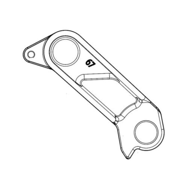 Merida Dropout Hanger - MUK 38 (Shimano Direct Mount RD)