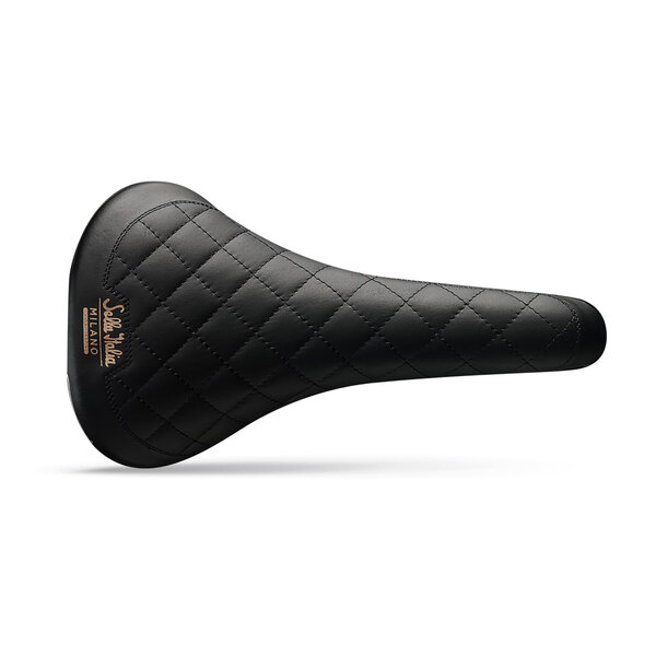 Selle Italia Selle Italia Turbo Bonnie Vintage Saddle: BLACK L1