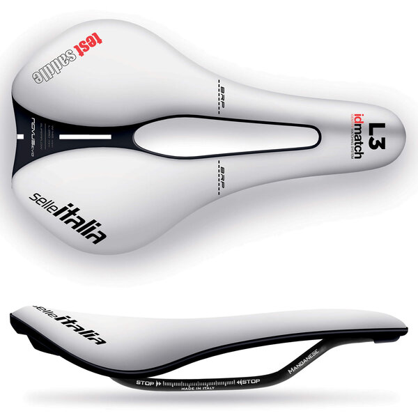 Selle Italia Selle Italia Novus Boost Evo TM Superflow Test Saddle: WHITE L3