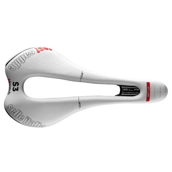 Selle Italia Selle Italia SLR TM Superflow Test Saddle: WHITE S3