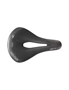Selle Italia Selle Italia ST7 Superflow Commuter Saddle: BLACK L3