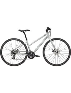 Cannondale Cannondale Quick Disc 5 Remixte Tourney Womens City Bike (Silver - S)