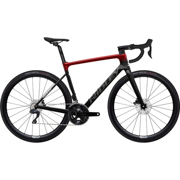 Ridley Falcn 105 DI2 Road Bike (Black/Red - M)