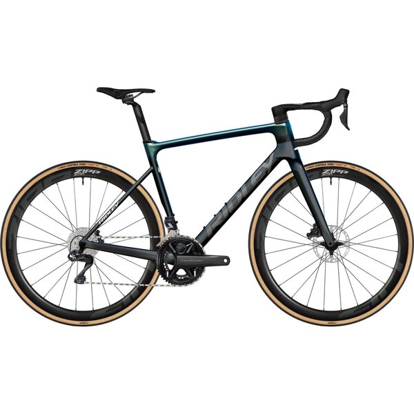 Ridley Falcn Ultegra DI2 2x12 Road Bike (Black/Blue - M)