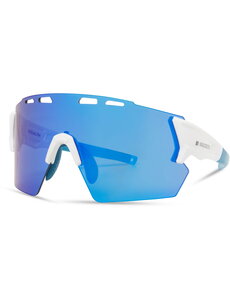 Madison Madison Stealth Sunglasses - gloss white / blue mirror