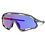 Madison Madison Code Breaker II Sunglasses - midnight green / purple mirror