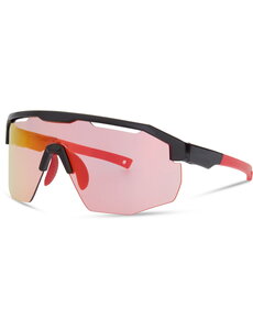 Madison Madison Cipher Sunglasses - gloss black / pink rose mirror