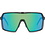 Madison Madison Crypto Sunglasses - crystal gloss smoke / green mirror lens