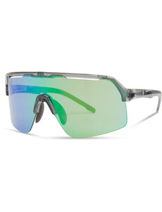 Madison Madison Crypto Air Sunglasses - crystal smoke / green mirror lens