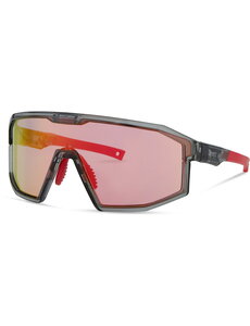 Madison Madison Enigma Sunglasses - crystal smoke / pink rose mirror lens