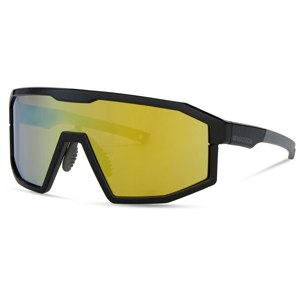 Madison Madison Enigma Sunglasses - gloss black / bronze mirror lens
