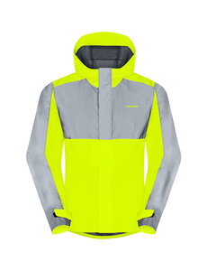 Madison Madison Stellar FiftyFifty Reflective Men's Waterproof Jacket, hi-viz yw / silv - small