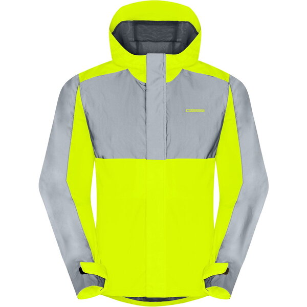 Madison Madison Stellar FiftyFifty Reflective Men's Waterproof Jacket, hi-viz yw / silv - small