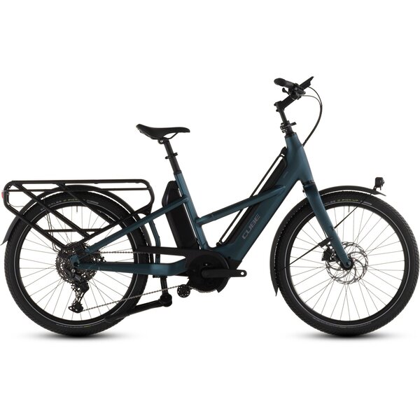 Cube Cube Longtail Hybrid Electric Cargo Bike 800 Royalgreen/Black Unisize