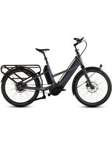 Cube Cube Longtail Hybrid Electric Cargo Bike Comfort 800 Haze/Reflex Unisize